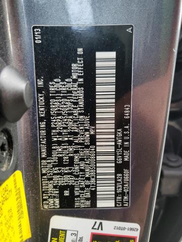Photo 10 from auction – 2013 TOYOTA VENZA LE with VIN 4T3BK3BB5DU086040