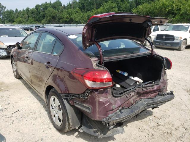 Photo 3 from auction – 2017 KIA FORTE LX with VIN 3KPFK4A7XHE063794