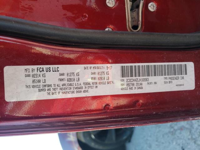 Photo 10 from auction – 2018 DODGE CHARGER SX with VIN 2C3CDXHG5JH169363