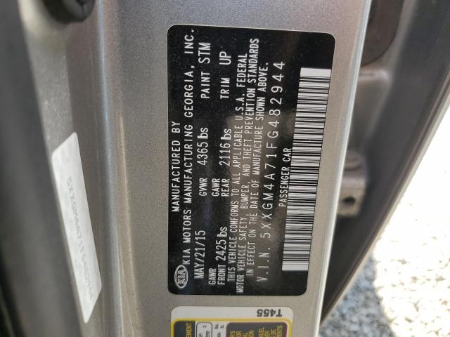 Photo 10 from auction – 2015 KIA OPTIMA LX with VIN 5XXGM4A71FG482944