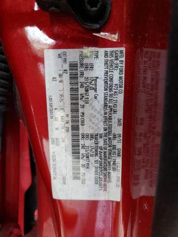 Photo 10 from auction – 2012 FORD FOCUS SEL with VIN 1FAHP3M27CL253871