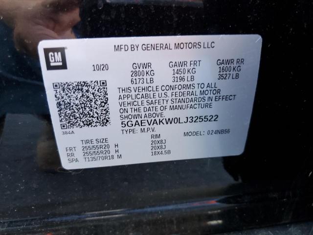 Фото 10 с аукциона – 2020 BUICK ENCLAVE с VIN 5GAEVAKW0LJ325522