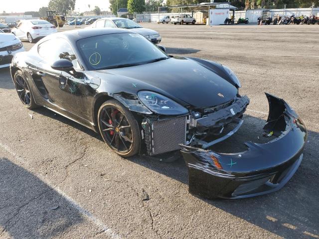 PORSCHE CAYMAN S 2018 with VIN WP0AB2A89JK278397 - Photo from auction