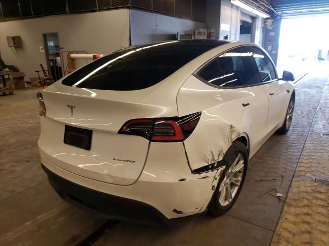 Photo 4 from auction – 2021 TESLA MODEL Y with VIN 5YJYGDEE2MF069726