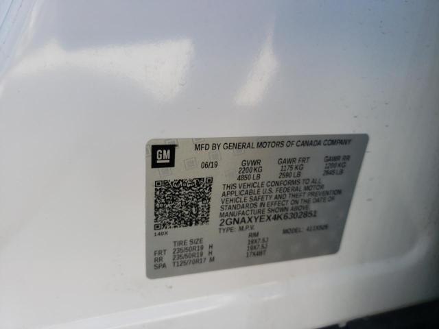 Photo 10 from auction – 2019 CHEVROLET EQUINOX PR with VIN 2GNAXYEX4K6302851