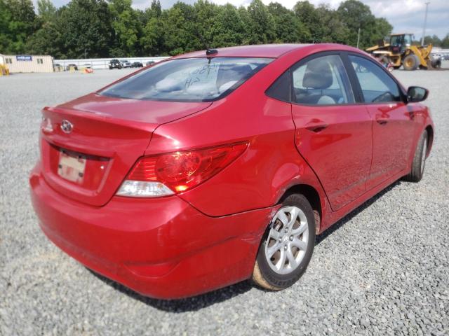 Zdjęcie 4 z aukcji – 2014 HYUNDAI ACCENT GLS z VIN KMHCT4AEXEU641304