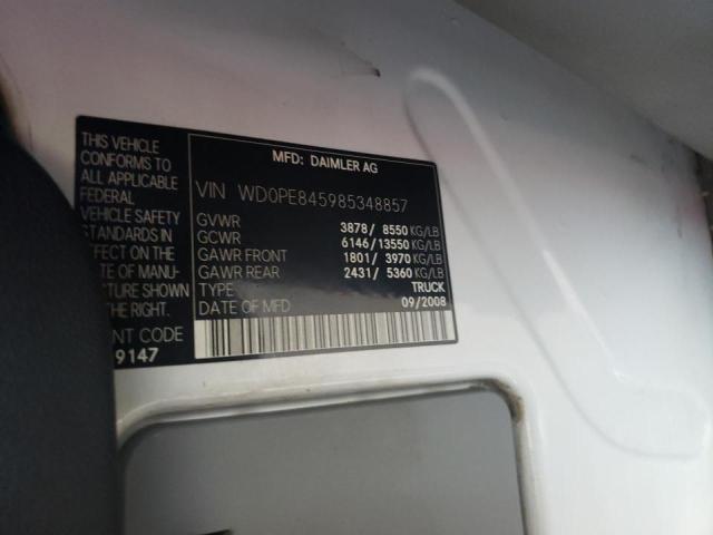 Photo 10 from auction – 2008 DODGE SPRINTER 2 with VIN WD0PE845985348857