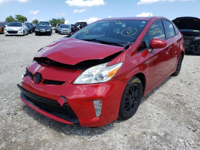 Photo 2 from auction – 2013 TOYOTA PRIUS with VIN JTDKN3DU1D0352387