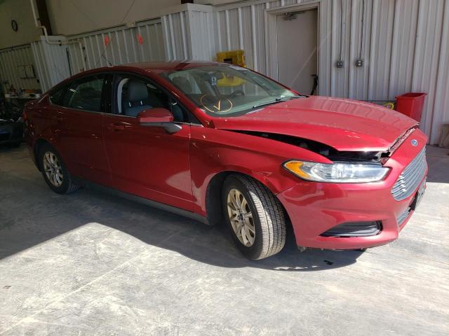 FORD FUSION S 2015 with VIN 3FA6P0G72FR142373 - Photo from auction