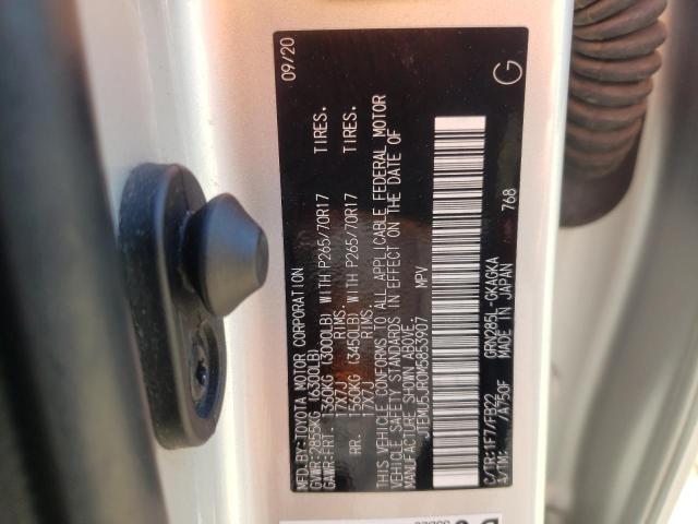 Photo 10 from auction – 2021 TOYOTA 4RUNNER SR with VIN JTEMU5JR0M5853907