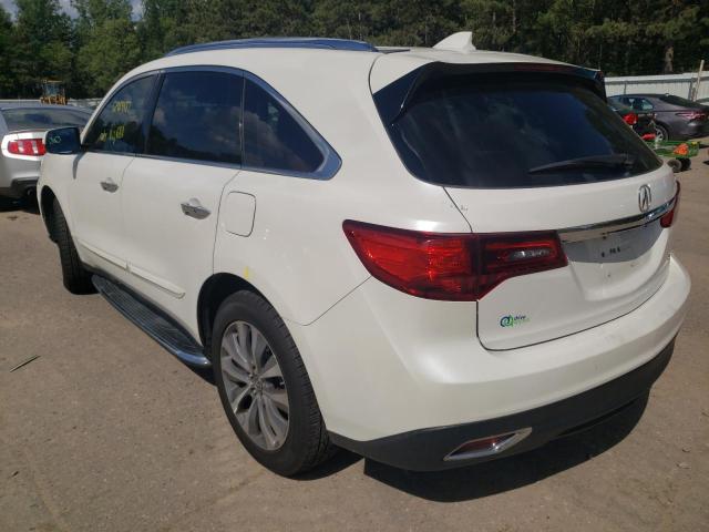 Фото 3 с аукциона – 2014 ACURA MDX TECHNO с VIN 5FRYD4H66EB002205