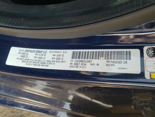 Zdjęcie 10 z aukcji – 2014 CHRYSLER 200 LX z VIN 1C3CCBAB5EN122657