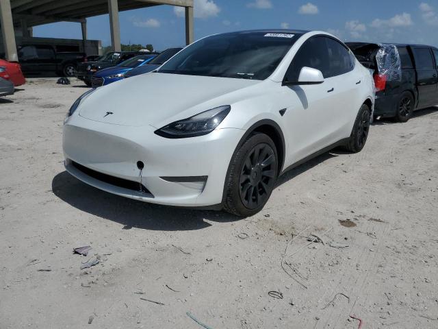 Photo 2 from auction – 2021 TESLA MODEL Y with VIN 5YJYGDEEXMF086967