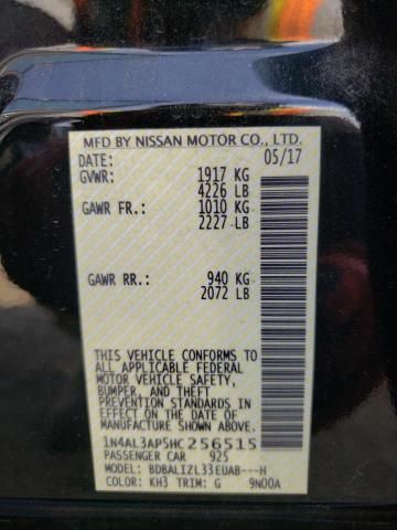 Photo 10 from auction – 2017 NISSAN ALTIMA 2.5 with VIN 1N4AL3AP5HC256515