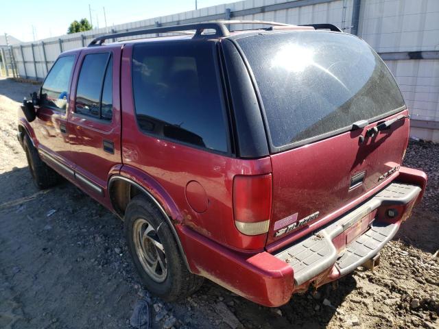 Photo 3 from auction – 2001 CHEVROLET BLAZER with VIN 1GNDT13W612176966