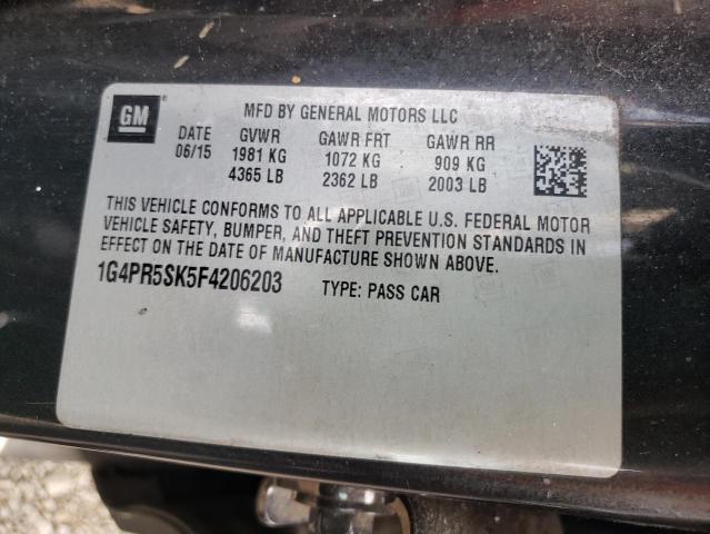 Photo 10 from auction – 2015 BUICK VERANO CON with VIN 1G4PR5SK5F4206203