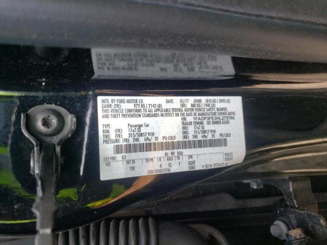 Photo 10 from auction – 2017 FORD FOCUS SE with VIN 1FADP3FE3HL275766