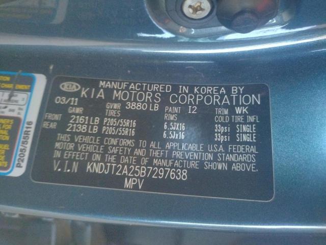 Photo 10 from auction – 2011 KIA SOUL + with VIN KNDJT2A25B7297638