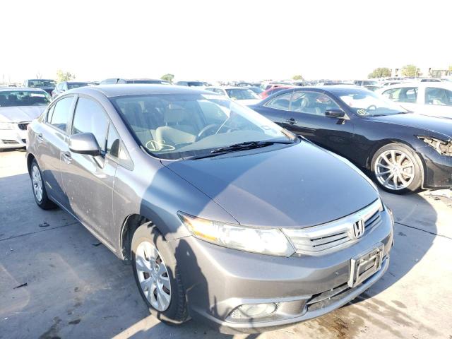 HONDA CIVIC LX 2012 with VIN 19XFB2F59CE084656 - Photo from auction