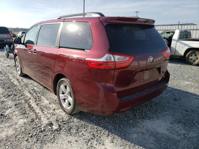 Photo 3 from auction – 2015 TOYOTA SIENNA LE with VIN 5TDKK3DC8FS593895