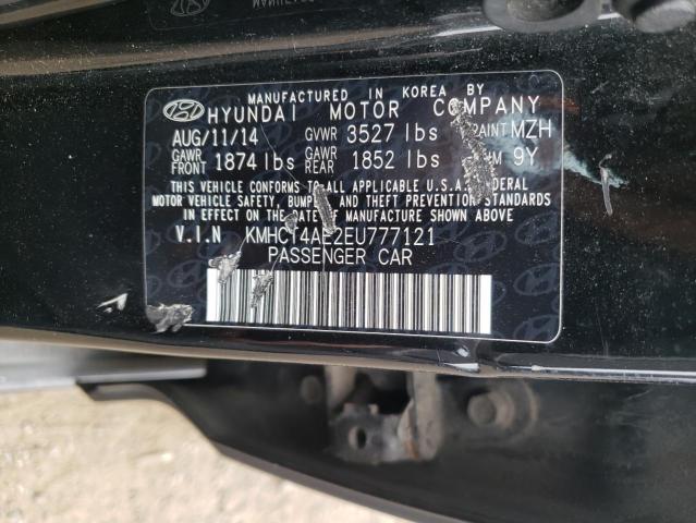 Photo 10 from auction – 2014 HYUNDAI ACCENT GLS with VIN KMHCT4AE2EU777121