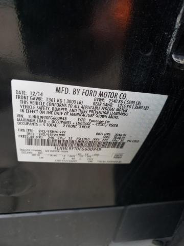 Photo 10 from auction – 2015 LINCOLN MKS with VIN 1LNHL9FT0FG600948