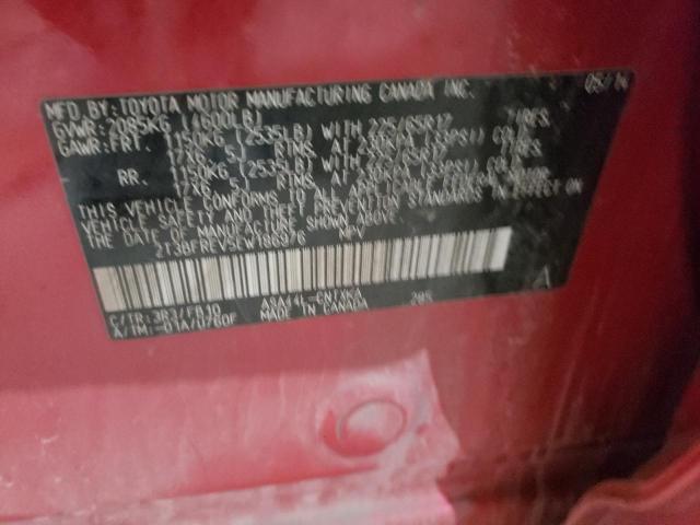 Photo 10 from auction – 2014 TOYOTA RAV4 LE with VIN 2T3BFREV5EW186976