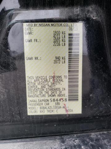 Photo 10 from auction – 2013 NISSAN ALTIMA 2.5 with VIN 1N4AL3AP6DN584458