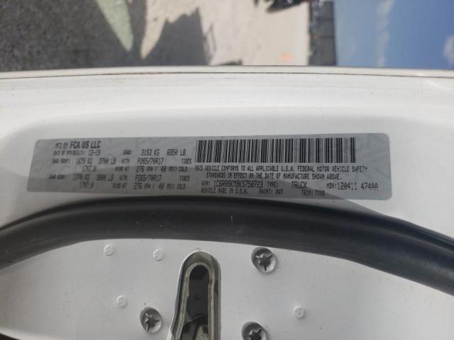 Photo 10 from auction – 2019 RAM 1500 CLASS with VIN 1C6RR6KM9KS750723