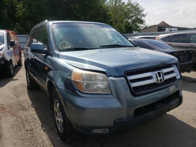 HONDA PILOT EX 2007 with VIN 2HKYF18457H538978 - Photo from auction