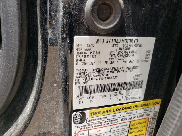 Photo 10 from auction – 2017 FORD EXPEDITION with VIN 1FMJU2AT1HEA64927