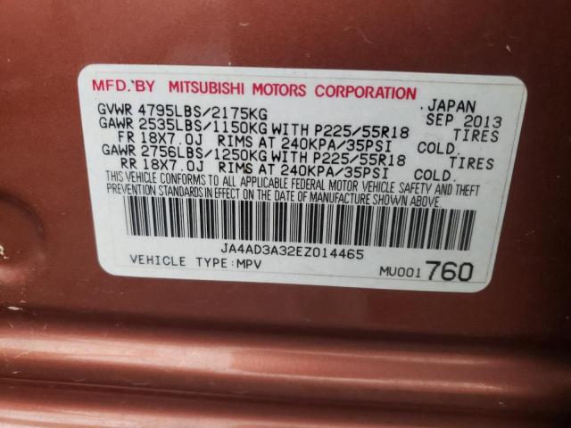 Photo 10 from auction – 2014 MITSUBISHI OUTLANDER with VIN JA4AD3A32EZ014465