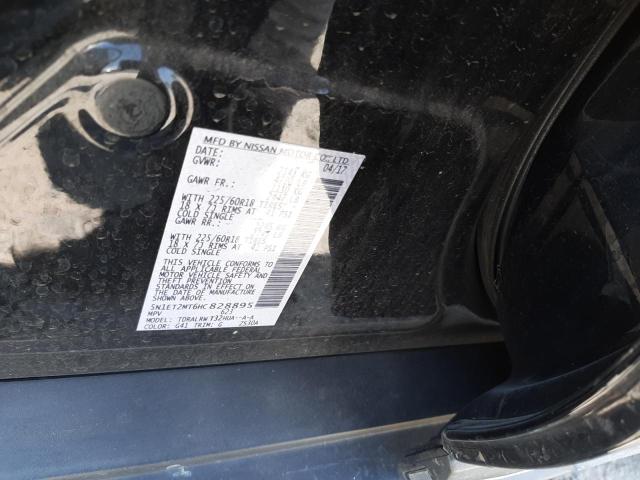 Photo 10 from auction – 2017 NISSAN ROGUE SV H with VIN 5N1ET2MT6HC828895