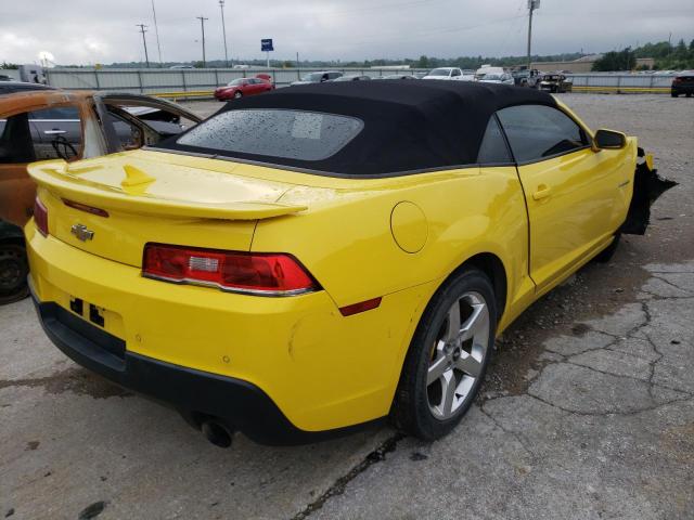 Photo 4 from auction – 2015 CHEVROLET CAMARO LT with VIN 2G1FD3D32F9288311