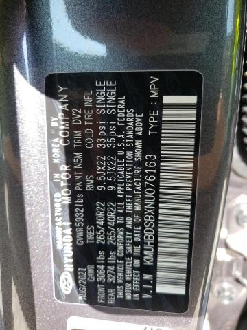 Photo 10 from auction – 2022 GENESIS GV80 BASE with VIN KMUHBDSBXNU076163