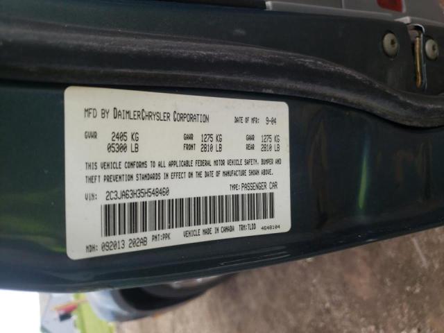 Photo 10 from auction – 2005 CHRYSLER 300C with VIN 2C3JA63H35H548460