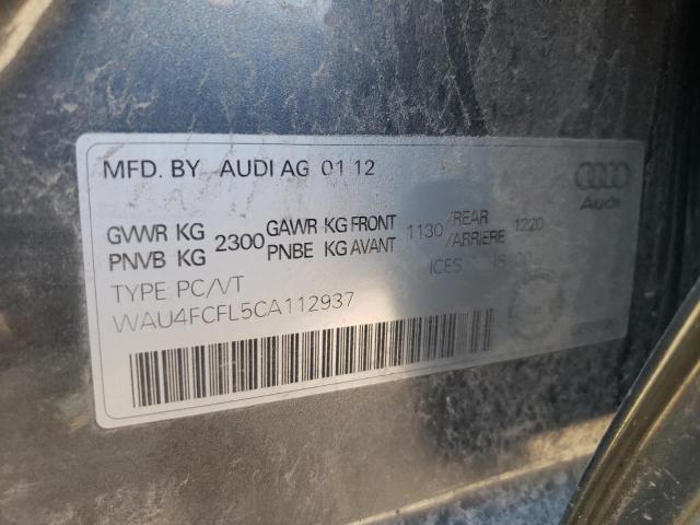 Photo 10 from auction – 2012 AUDI A4 PRESTIG with VIN WAU4FCFL5CA112937