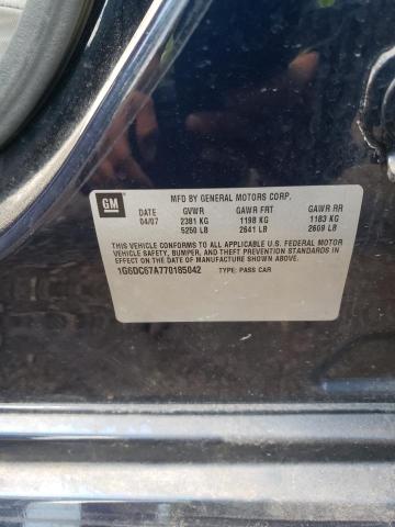 Photo 10 from auction – 2007 CADILLAC STS with VIN 1G6DC67A770185042