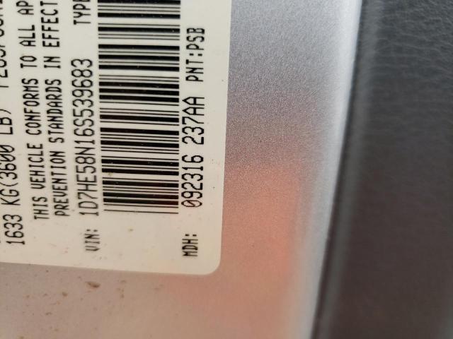 Photo 10 from auction – 2006 DODGE DAKOTA QUA with VIN 1D7HE58N16S539683