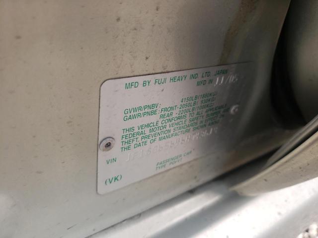 Photo 10 from auction – 2006 SUBARU FORESTER 2 with VIN JF1SG65646H743619