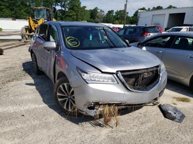 ACURA MDX TECHNO 2016 with VIN 5FRYD4H47GB027342 - Photo from auction