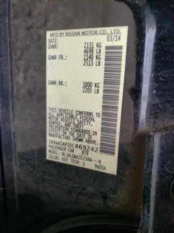 Photo 10 from auction – 2014 NISSAN MAXIMA S with VIN 1N4AA5AP2EC469242
