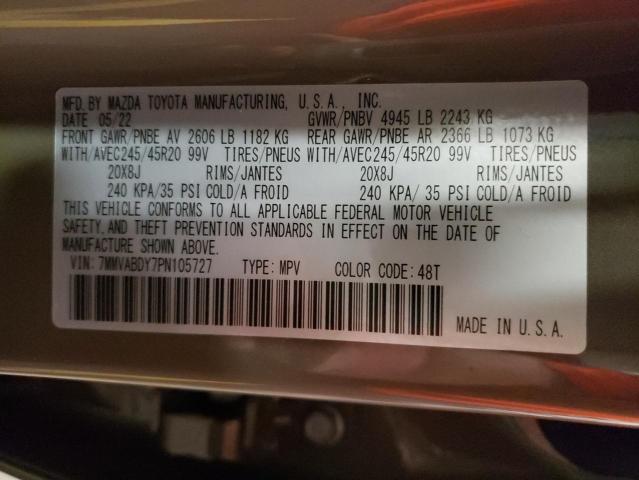 Photo 10 from auction – 2023 MAZDA CX-50 PREM with VIN 7MMVABDY7PN105727