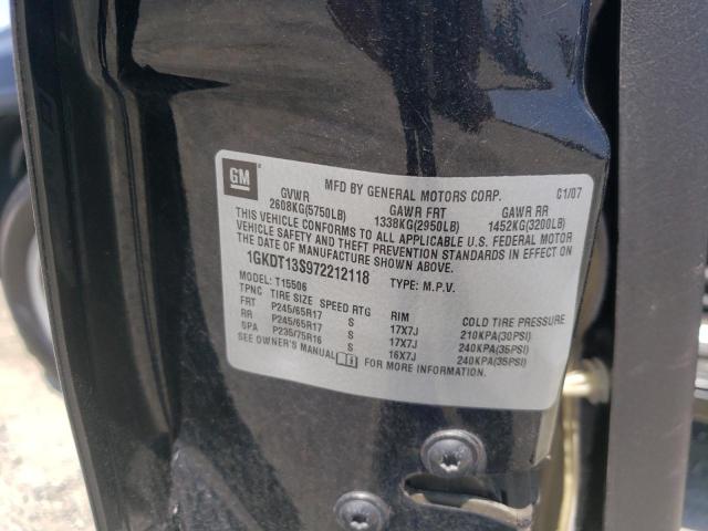 Photo 10 from auction – 2007 GMC ENVOY with VIN 1GKDT13S972212118