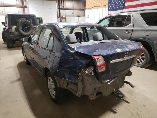 Photo 3 from auction – 2003 HONDA CIVIC LX with VIN 2HGES16583H581905
