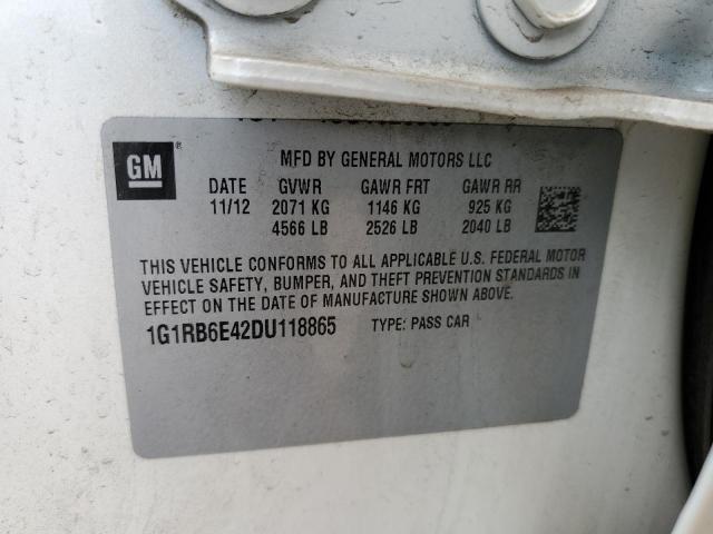 Photo 10 from auction – 2013 CHEVROLET VOLT with VIN 1G1RB6E42DU118865