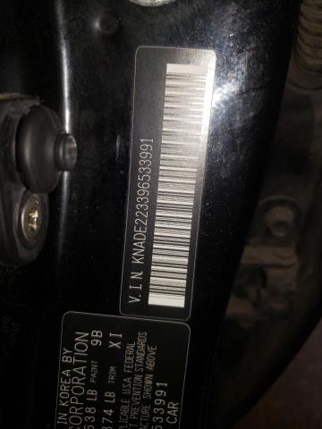 Photo 10 from auction – 2009 KIA RIO BASE with VIN KNADE223396533991