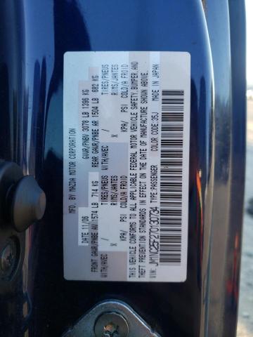 Photo 10 from auction – 2007 MAZDA MX-5 MIATA with VIN JM1NC25F270130734