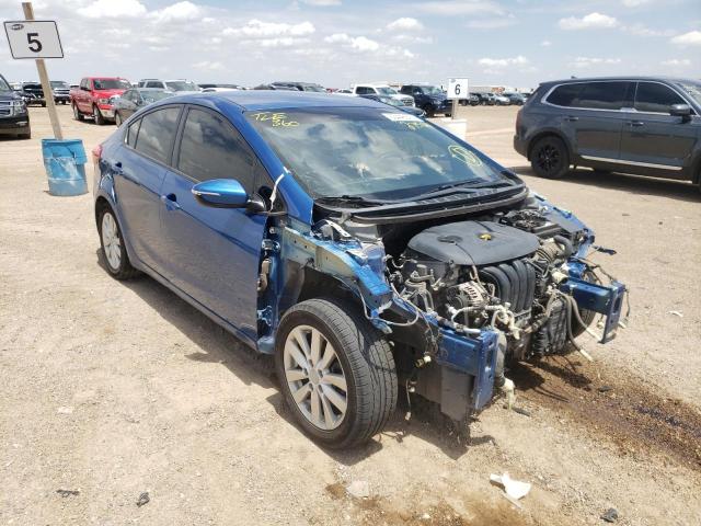 KIA FORTE LX 2015 with VIN KNAFX4A67F5275664 - Photo from auction