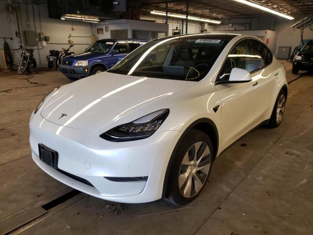 Photo 2 from auction – 2021 TESLA MODEL Y with VIN 5YJYGDEE2MF069726